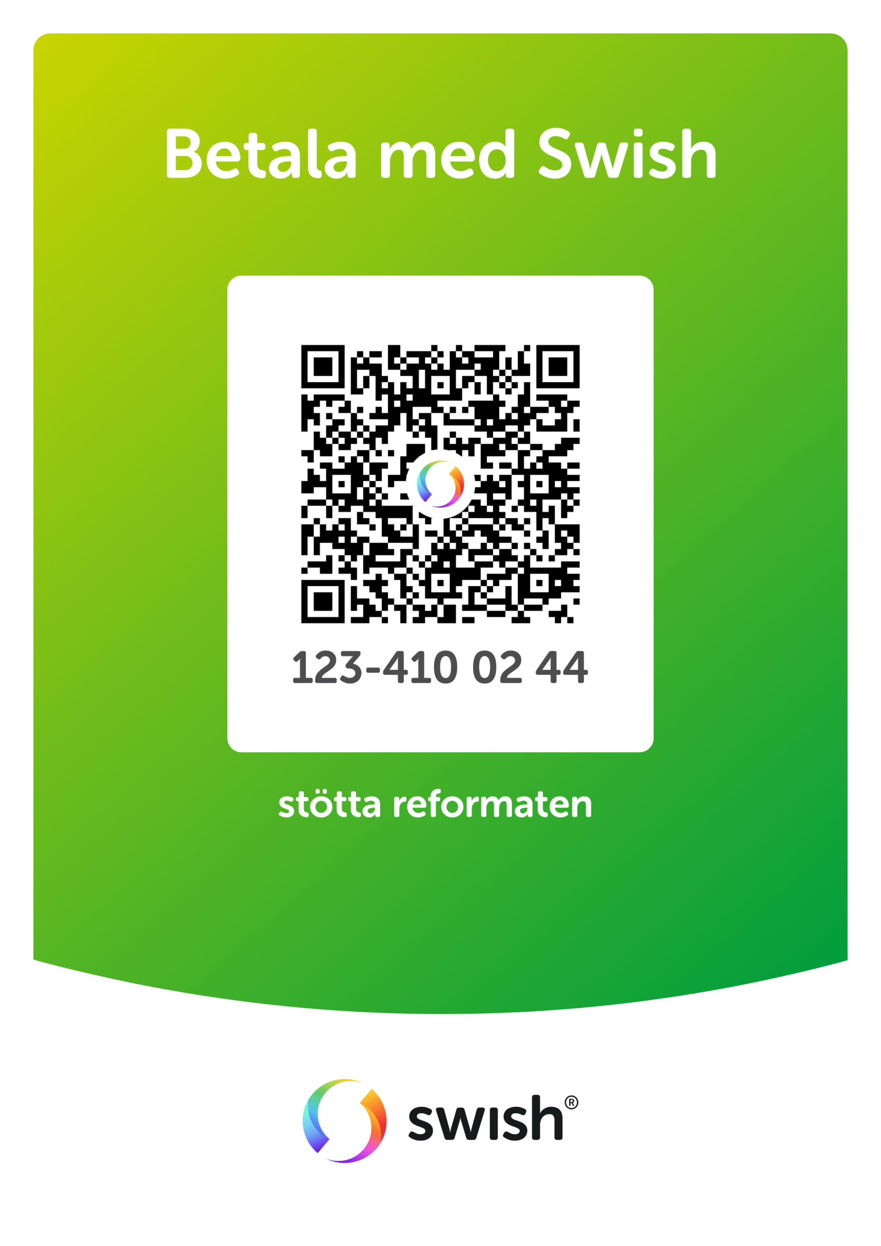 Swish QR Code